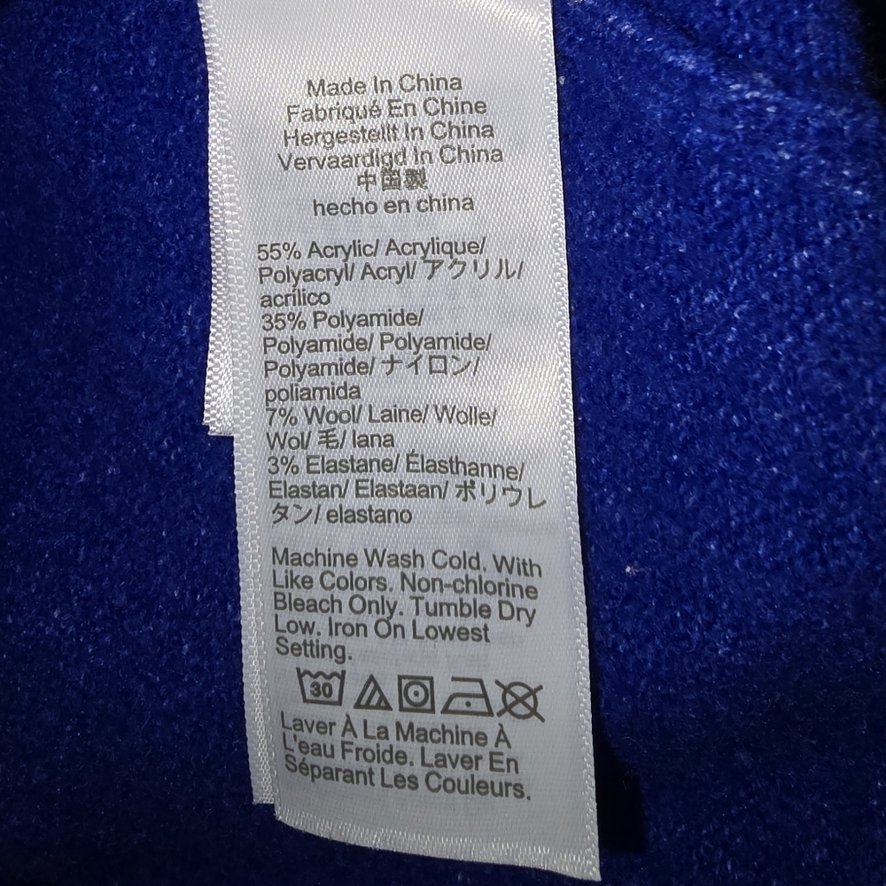 J.Crew Women’s Extra-Soft Blue Knit Sweater Pullover Acrylic Polyamide Size M - Picture 8 of 8